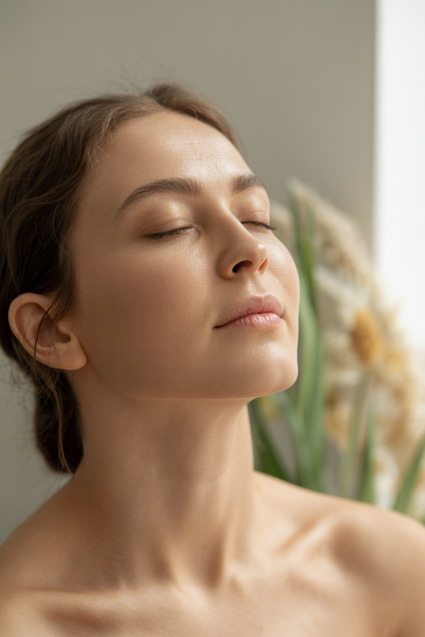 Жінка у стані спокою та відновлення